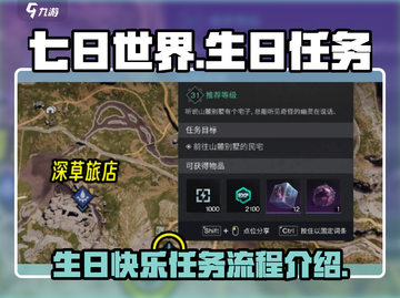 七日世界🎂生日快乐任务位置及流程揭秘！截图1