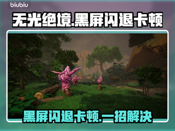 🎮《无光绝境》黑屏闪退？一招解决卡顿丢包！截图1