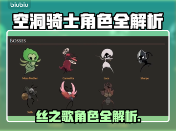 🎮空洞骑士丝之歌全角色揭秘！截图1