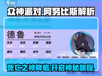 众神派对🔥阿努比斯最强解析🎉游戏党必看！截图1
