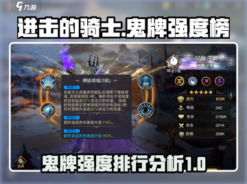进击的骑士🎉鬼牌强度排行，必看榜单🔥截图1
