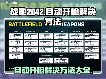 战地2042自动开枪？❌解决方法全攻略⚡截图1