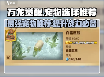 万龙觉醒🔥最强宠物推荐✨选它就对了！截图1