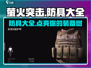 萤火突击防具全攻略🔥游戏党必看！截图1