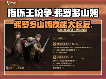 《指环王纷争》弗罗多山姆技能大起底🔥截图1