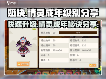 奶块精灵几级成年？🎮快速升级攻略🔥截图1