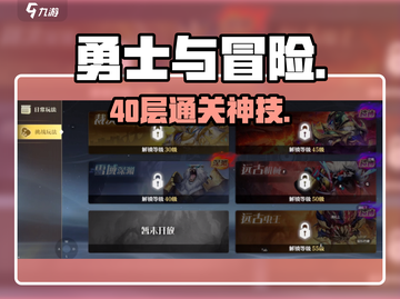 🔥勇士与冒险：暗影40层神级通关！⚔截图1