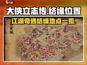 大侠立志传🔥全地图结缘位置大曝光！截图1
