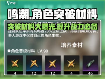 鸣潮🔥角色突破材料大曝光！轻松获取攻略来了🎮截图1