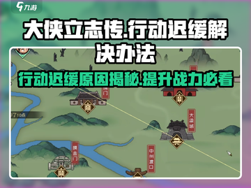 大侠立志传🔥行动迟缓？这些原因让你速度飞起！截图1