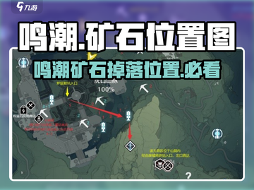 原神⚡鸣潮矿石位置全解密！🔥必看地图攻略截图1