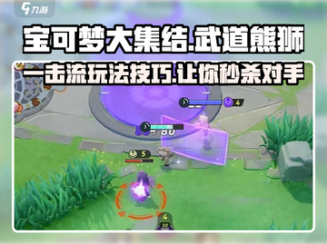 宝可梦大集结🔥武道熊狮一击流玩法技巧分享！截图1