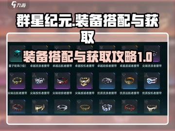 群星纪元⭐装备搭配&获取攻略，玩家必看！截图1