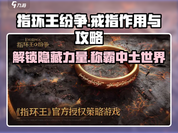 指环王纷争🔥：戒指攻略大揭秘💎截图1