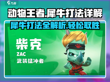 动物王者🔥犀牛打法详解，轻松制胜💡截图1