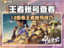 🎮王者账号怎么查？专业交易软件大揭秘！