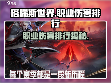 塔瑞斯世界🔥职业伤害排行揭秘！你玩的职业上榜了吗？截图1
