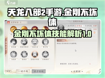 天龙八部2手游🔥金刚不坏体技能全解析！截图1