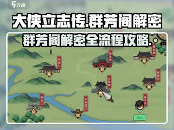 大侠立志传🔥群芳阁解密全流程攻略来啦！截图1