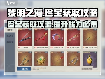 黎明之海🔥珍宝获取全攻略，轻松拿珍宝！截图1