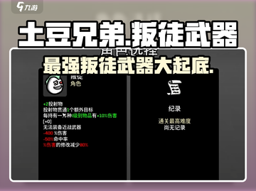 土豆兄弟叛徒武器🔥超全攻略来啦！🎮截图1