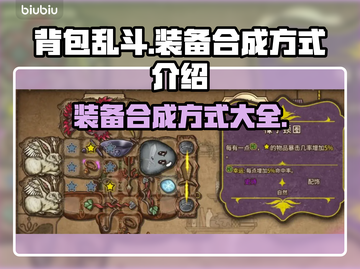 背包乱斗🔥装备合成攻略｜游戏党必看⚡截图1