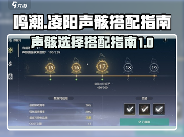 鸣潮🔥凌阳声骸最佳搭配🌟新手必看！截图1