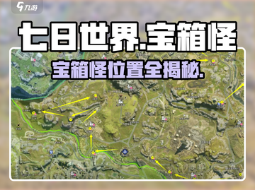 七日世界🎉宝箱怪位置大曝光！快来看看在哪抓！截图1
