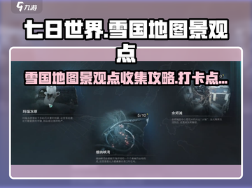 七日世界🔥雪国地图景观点全收集攻略✨截图1