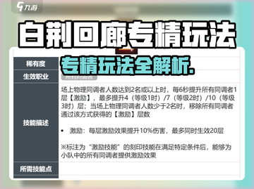 🎮白荆回廊专精玩法大揭秘！🔥截图1