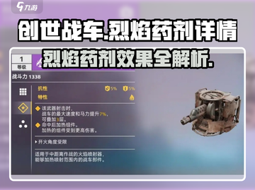 创世战车🔥烈焰药剂效果曝光，战斗必备！截图1