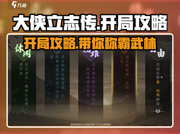 大侠立志传开局攻略💎助你称霸江湖！截图1