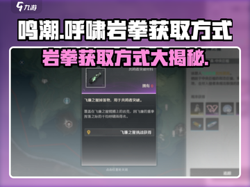 鸣潮⚡呼啸岩拳获取攻略｜快速获得方式✅截图1