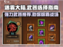 迷雾大陆🔥武器选择攻略，强力武器推荐！