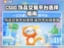 CSGO饰品交易平台推荐🔥选对平台赚更多💰