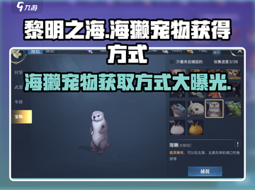 黎明之海🔥海獭宠物获取攻略！萌宠伴你畅游大海🌊截图1