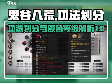 鬼谷八荒功法划分大揭秘！🔥手游党必看⚡截图1