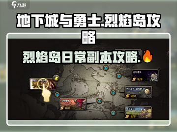 地下城与勇士手游🔥烈焰岛日常副本攻略来啦！截图1
