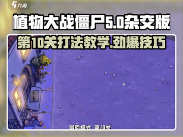 植物大战僵尸杂交版第10关打法教学，轻松通关不是梦！🔥游戏技巧大公开！截图1
