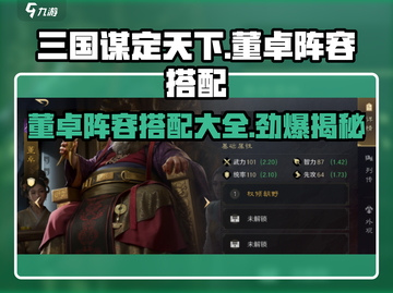 三国谋定天下🔥董卓阵容搭配超详细解析来了！截图1