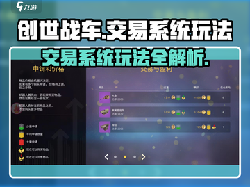 创世战车交易系统🔥玩法超全介绍来啦！截图1
