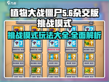 植物大战僵尸🔥杂交版挑战模式玩法大揭秘！ Zombies攻陷 自动生成截图1