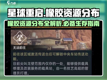 星球重启🔥橡胶资源超多分布位置大揭秘！💎截图1