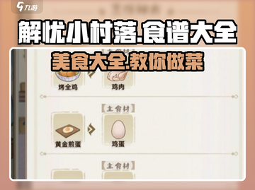 解忧小村落🔥超全菜谱大公开！ Gameplay必备cook技巧📖截图1