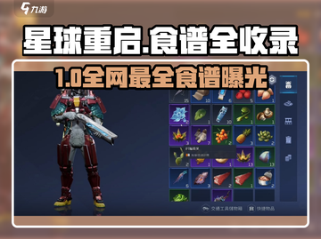星球重启🔥超全食物配方大公开！🎮🍴截图1