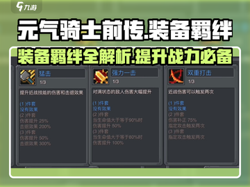 元气骑士前传🔥装备羁绊大揭秘！📌截图1