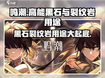 鸣潮🔥高能黑石与裂纹岩用途大揭秘！💡截图1