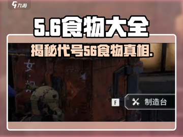 代号56食物大揭秘💥，游戏玩家必看！🔥截图1