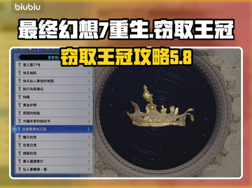 最终幻想7重生🔥窃取王冠攻略💎截图1
