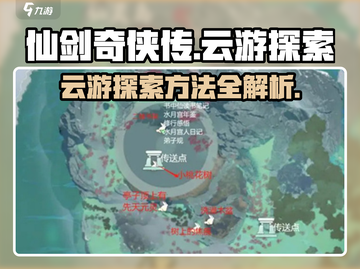 仙剑世界云游集🔥超全探索方法大公开！截图1